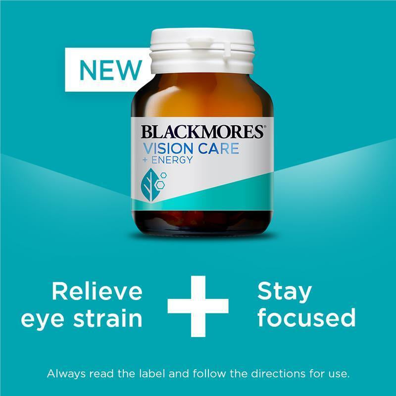 Blackmores Vision Care + Energy 60 Capsules