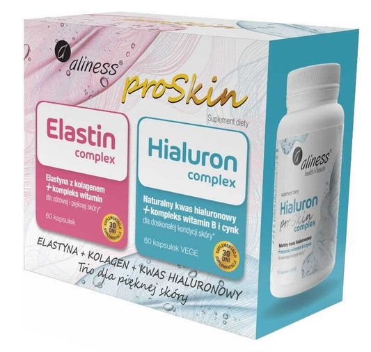 Proskin Elastin + Hialuron Complex with Collagen ALINESS 2 X 60 Capsules