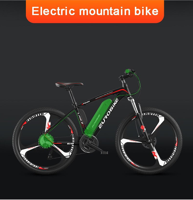 26 Inch Electric Lithium Battery Mountain Bike 27 Speed Electric Bicycle for Adult Double Disc Brake 36V 250W E-Bike