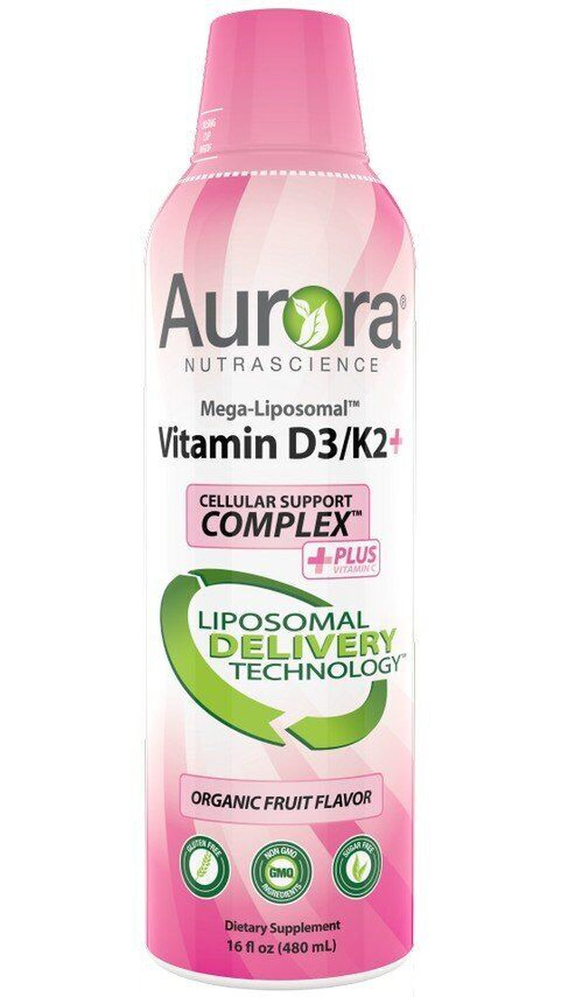 Vida Lifescience Aurora Nutrascience, Mega-Liposoma Vitamin D-3+ 9,000 IU With