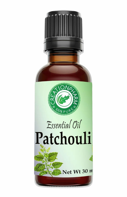 Patchouli Essential Oil 30 Ml (1 Oz) from Creation Pharm Premium 100% Pure -Acei