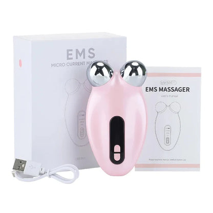 Facial Massager EMS Microcurrent Roller 