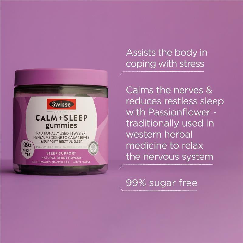 Swisse Calm and Sleep Gummies 60 Pack