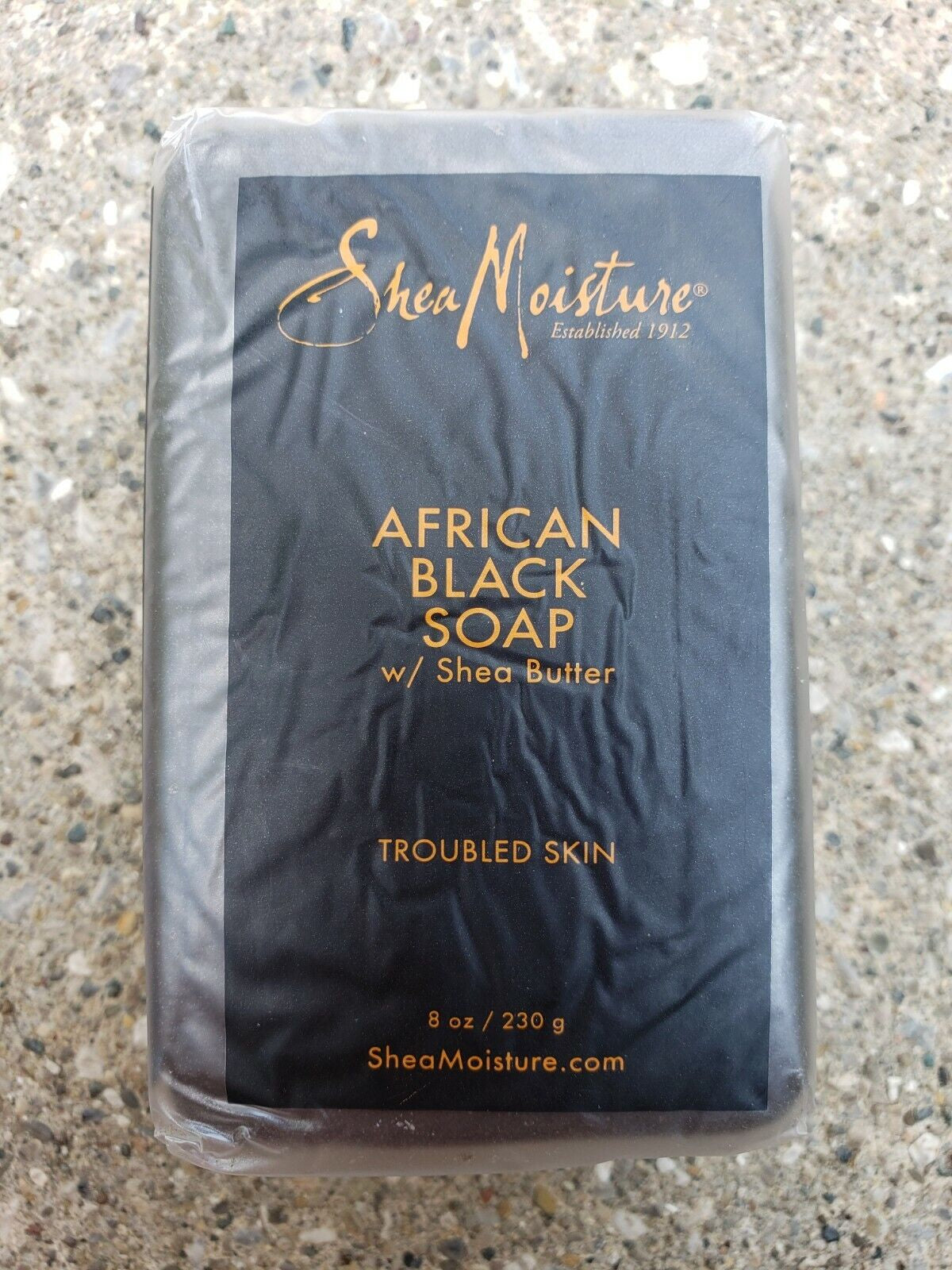 Shea Moisture African Black Soap with Shea Butter - 8Oz