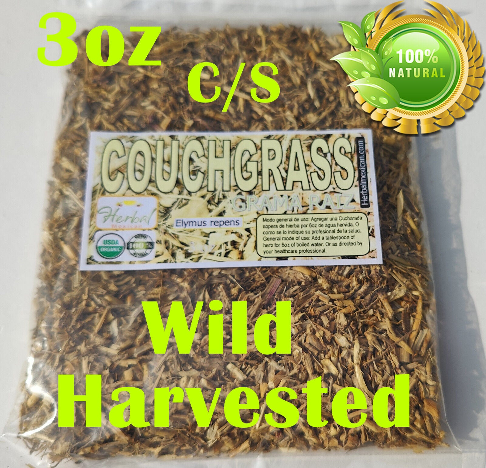 Couch Grass Wild Harvested