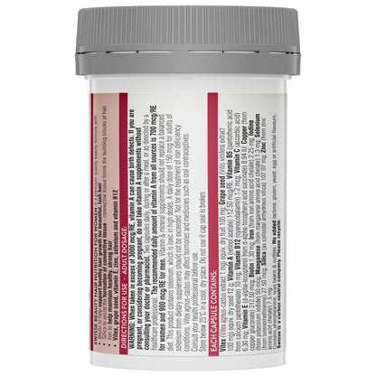 Swisse Beauty Hair Nutrition for Women 60 Capsules Supports Healthy Hair Growth