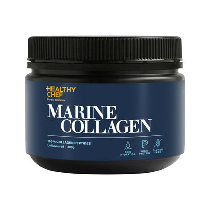 The Healthy Chef Marine Collagen (100% Collagen Peptides) Unflavoured 200G