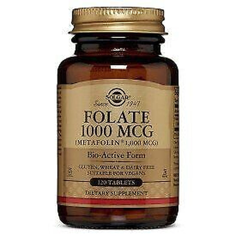 Solgar Folate 1000 MCG (As Metafolin) 120 Tablet