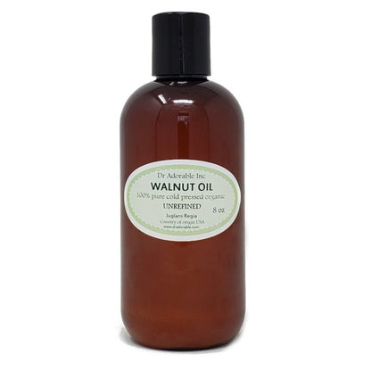 Premium Walnut Oil Unrefined Pure Organic Fresh Cold Pressed