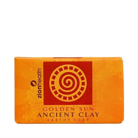 Zion Health Golden Sun Clay Soap 6 Oz Bar Soap