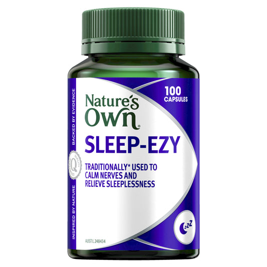 Nature'S Own Sleep-Ezy 100 Capsules Fall Asleep Sleeplessness Natures Sleep Easy