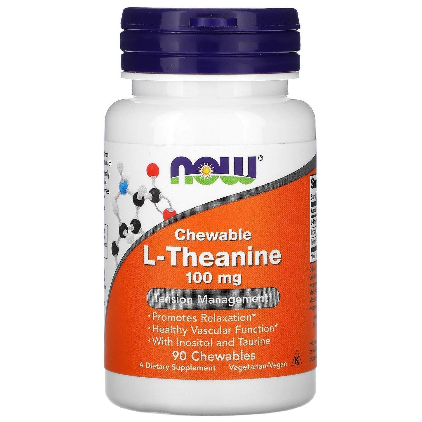 L-Theanine 100Mg 90 Chewables Tension Management