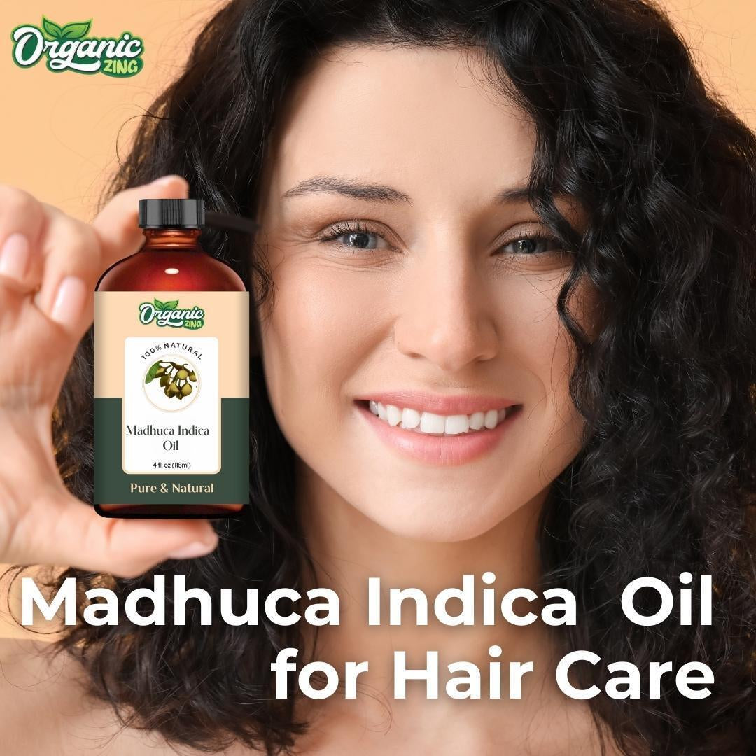 Organic Madhuca Indica 100% Pure & Natural Carrier Oil - {118Ml/3.99 Fl Oz}