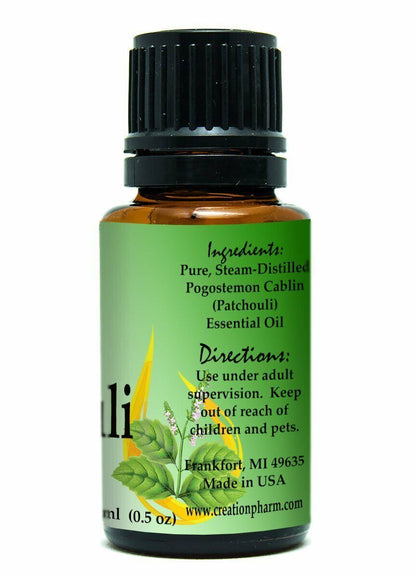 Patchouli Essential Oil 100% Pure Creation Pharm - Aceite Esencial De Pachuli