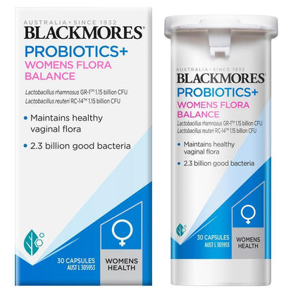 Blackmores Probiotics+ Womens Flora Balance 30 Capsules