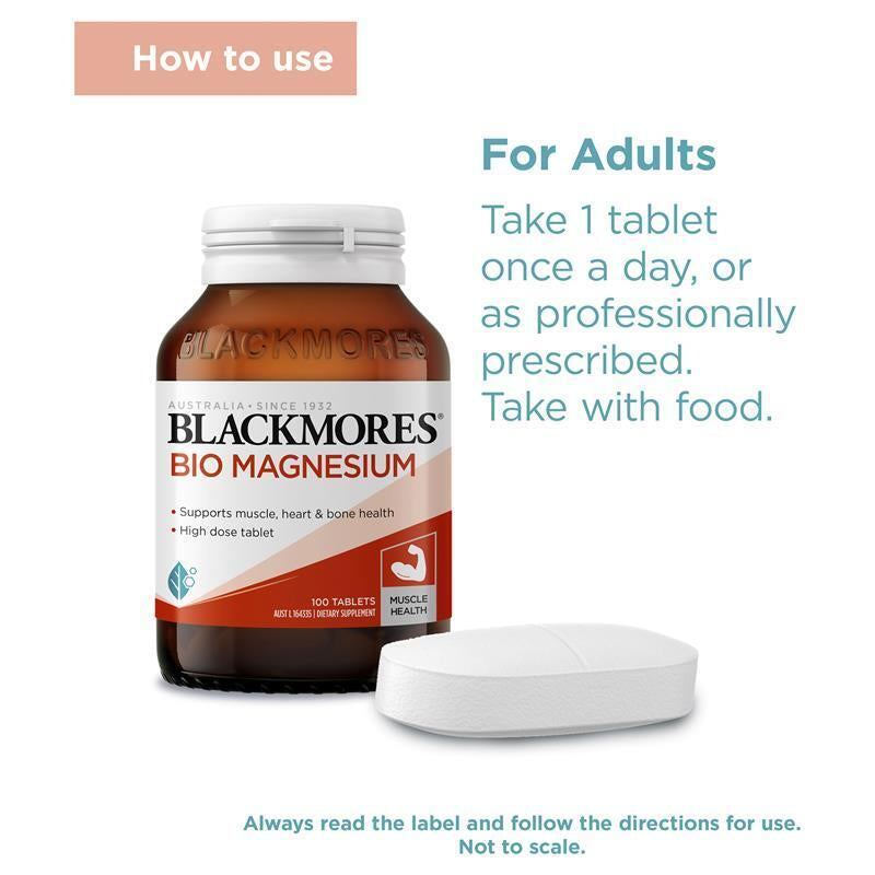 Blackmores Bio Magnesium 100 Tablets