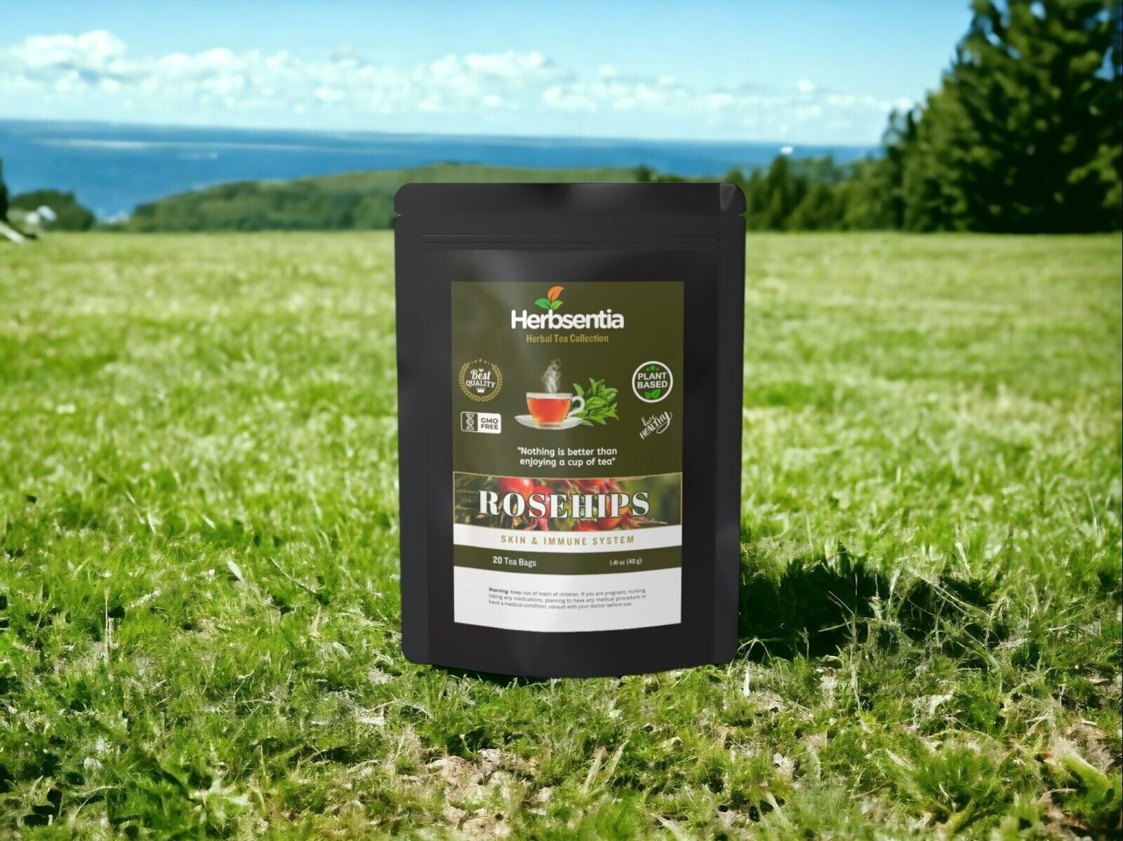 Herbsentia Rosehip Tea - Skin and Immune System (Premium)