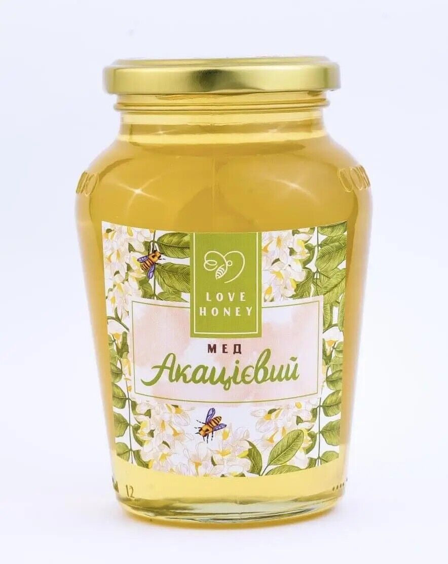 Acacia Honey Handmade Ukraine Taste Health Sweet Natural without Sugar 680 G