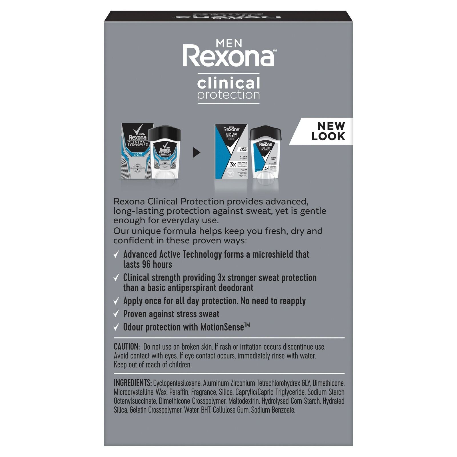 Rexona for Men Clinical Protection Antiperspirant Clean Scent 45Ml