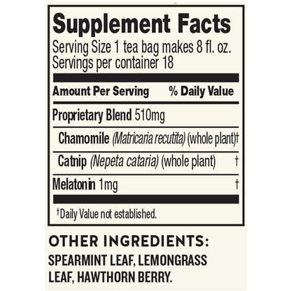 Celestial Seasonings Sleepytime Melatonin Tea, 18 Count (Pack of 1)