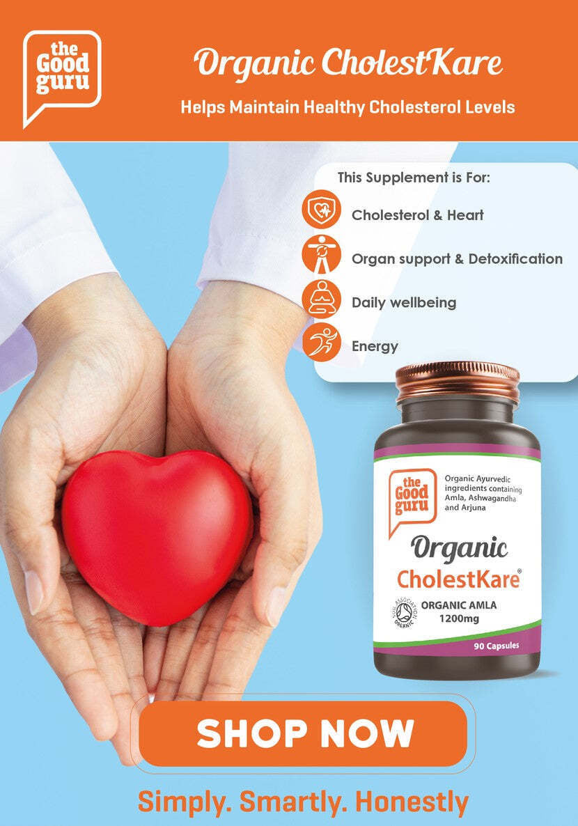 The Good Guru ORGANIC Cholestkare Original Formula Supplements