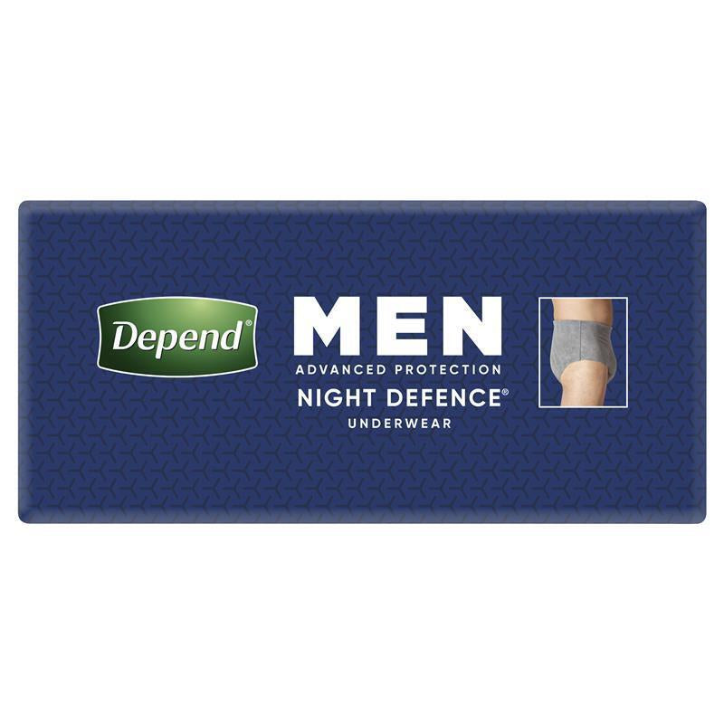 Depend Underwear Realfit Night Defence Male Large 8 Pack