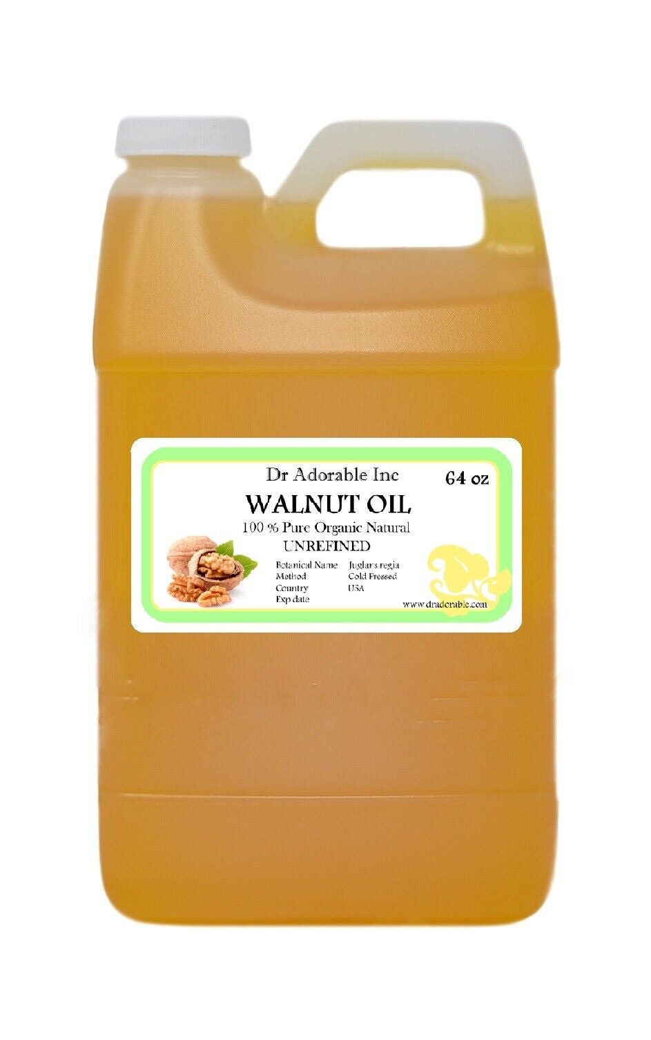 Premium Walnut Oil Unrefined Pure Organic Fresh Cold Pressed