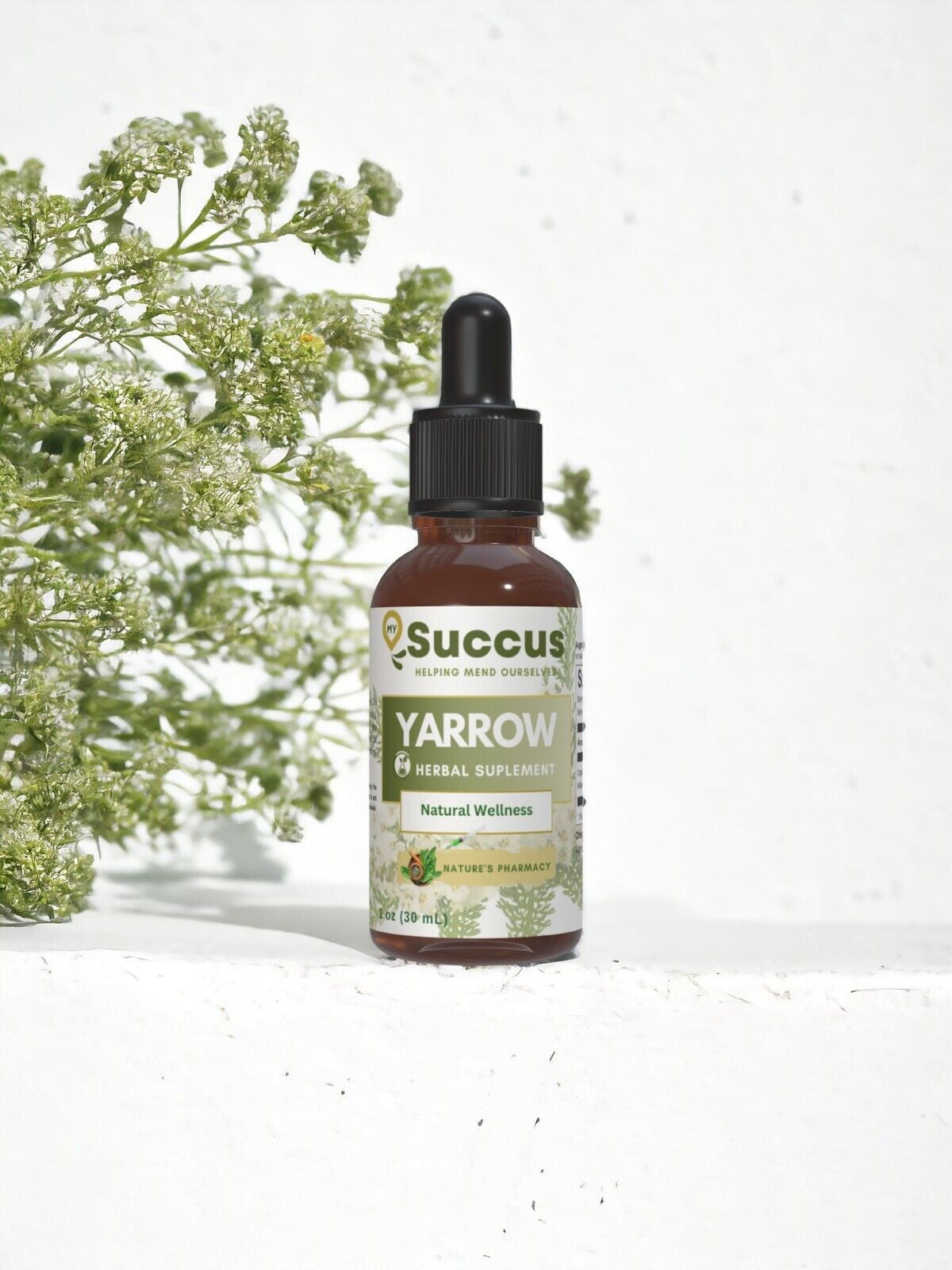 Yarrow Tincture - (Potent) Alcohol Free