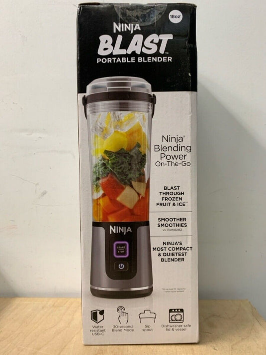 Ninja Blast 18Oz Portable USB-C Blender Black BC151BK (E10035154)