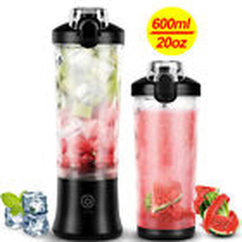 Personal Blender Smoothie Juice Shakes Mixer Portable Bottle 600ML Bpa-Free New