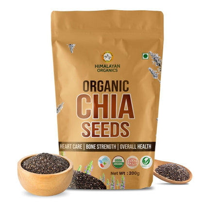 Organic & Natural Chia Seeds Enriched with Omega 3 & Supports Health Management