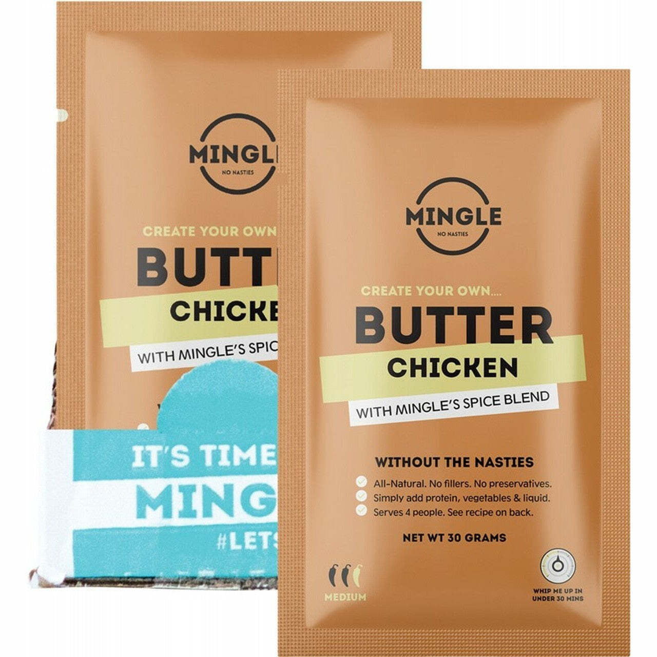 MINGLE Natural Seasoning Blend Butter Chicken 12X30G