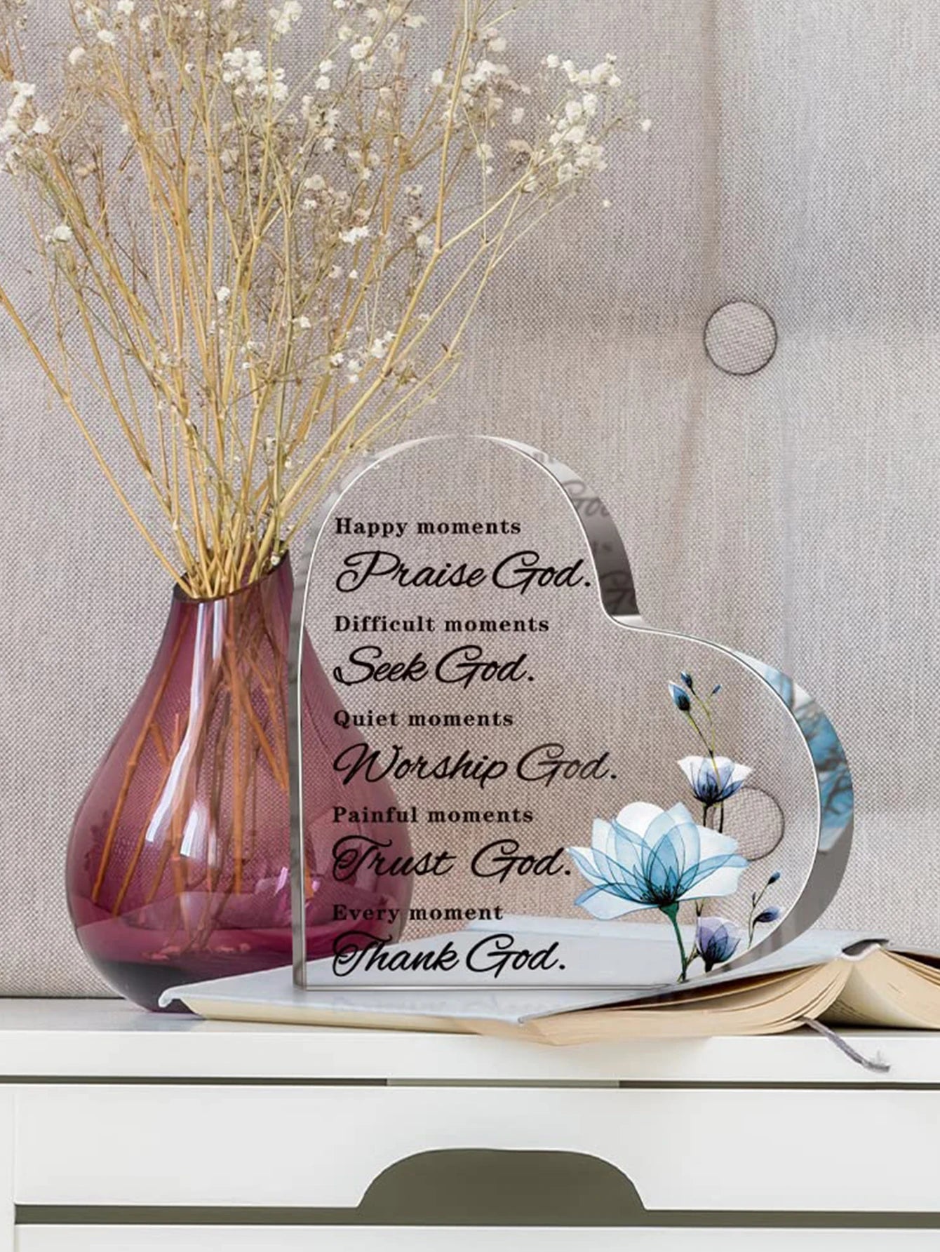 Acrylic Christian Bible Decoration Christian Gifts