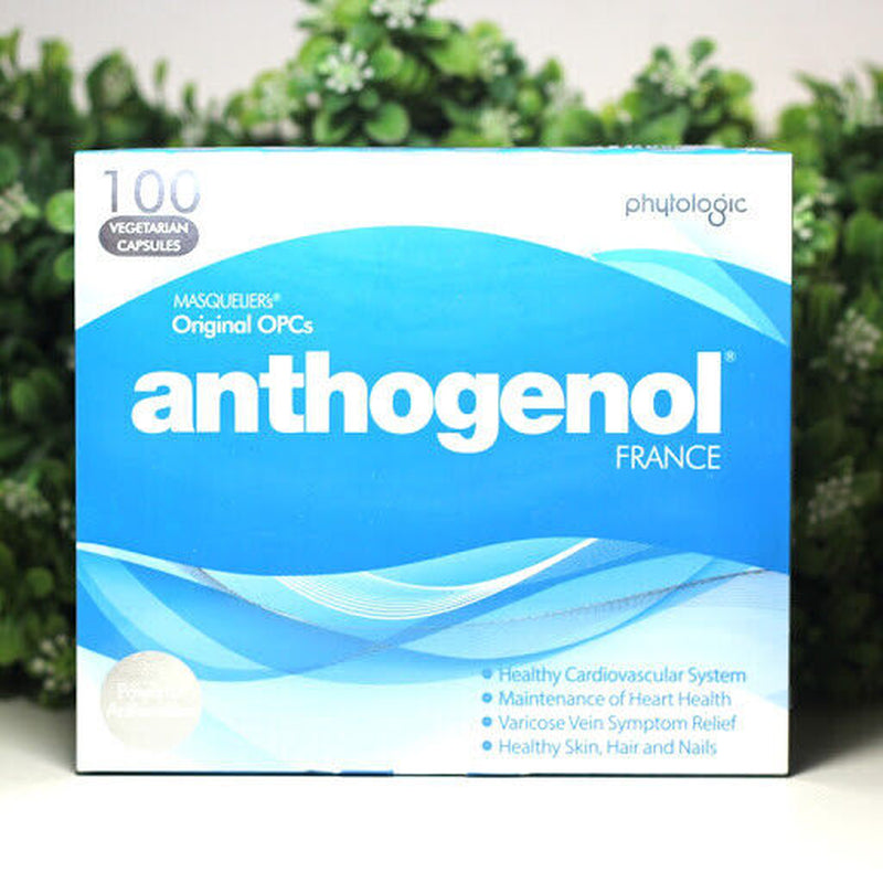 New Anthogenol 100 Vegetarian Capsules with MASQUELIER’S Original Opcs