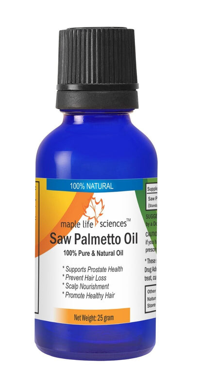 Saw Palmetto Oil 100% Pure & Natural for Prostate Health Hair Loss Scalp