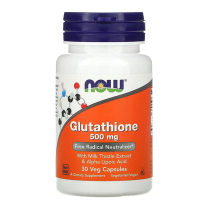 Glutathione 500Mg Vegetarian Capsules Free Radical Neutralizer