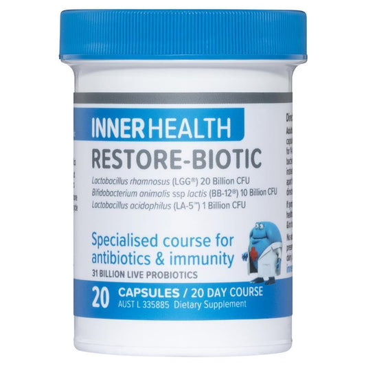 Inner Health Restore-Biotic Probiotic 20 Capsules