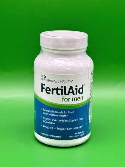 Fairhaven Health Fertilaid for Men Prenatal Male 90 Capsule Reproductive Support