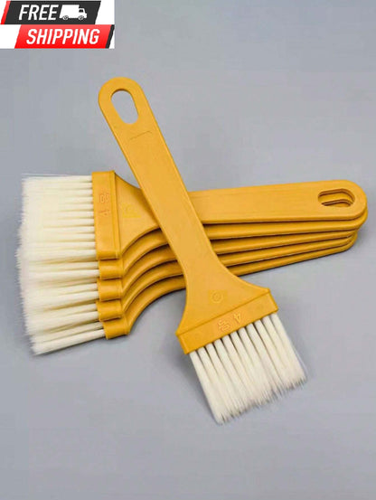 5-Pack Set - Plastic Oil Brush - Hard Bristle Brush for BBQ & Baking - NEW