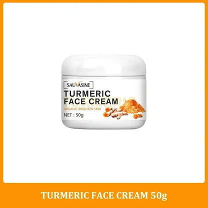 Turmeric Face Skin Care Set Facial Products Kits anti Acne Lighten Dark Spot Glowing Moisturizing Cream for Dark Skin