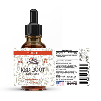 Red Root Tincture, Wildcrafted Extract Drops (Ceanothus Americanus) Bark