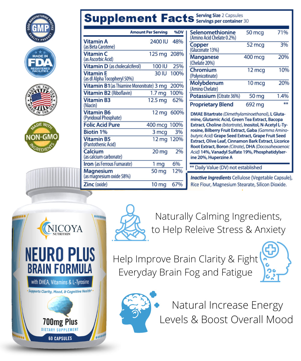 Narueal Neuro Plus Brain, Memory & Focus 