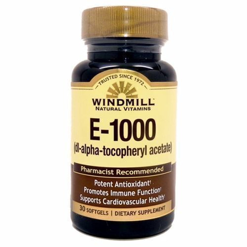 Vitamin E 30 Softgels by Windmill Health