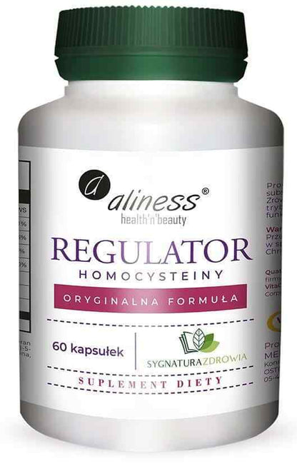 ALINESS Homocysteine Regulator with NAC TMG B12 and Choline 60 Capsules