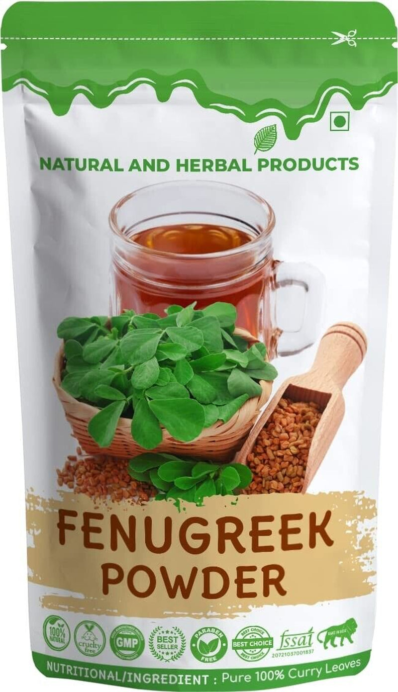 Organic & Natural Fenugreek Methi Seed Powder Trigonella Foenum Greacum