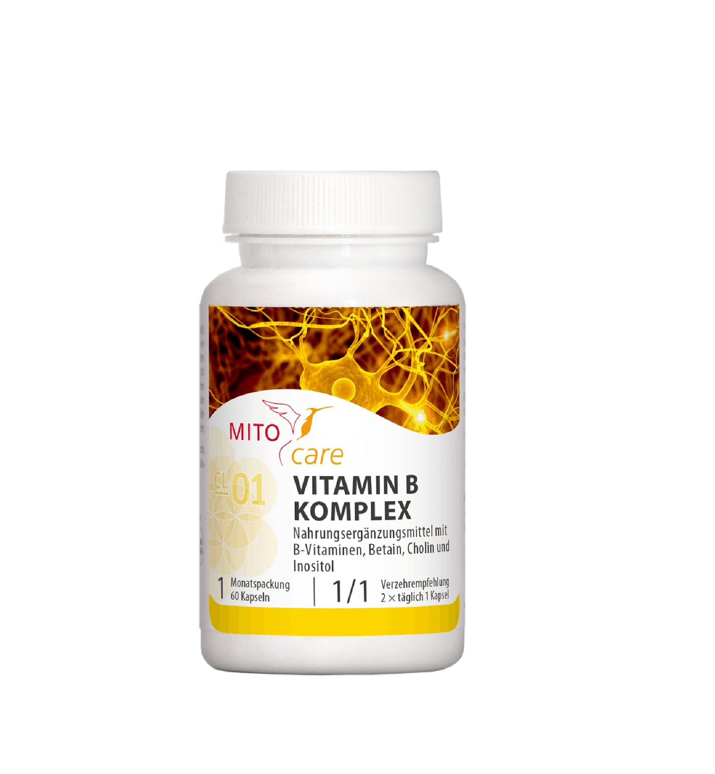 Mitocare Vitamin B Komplex (Complex of B Vitamins) 60 Capsules