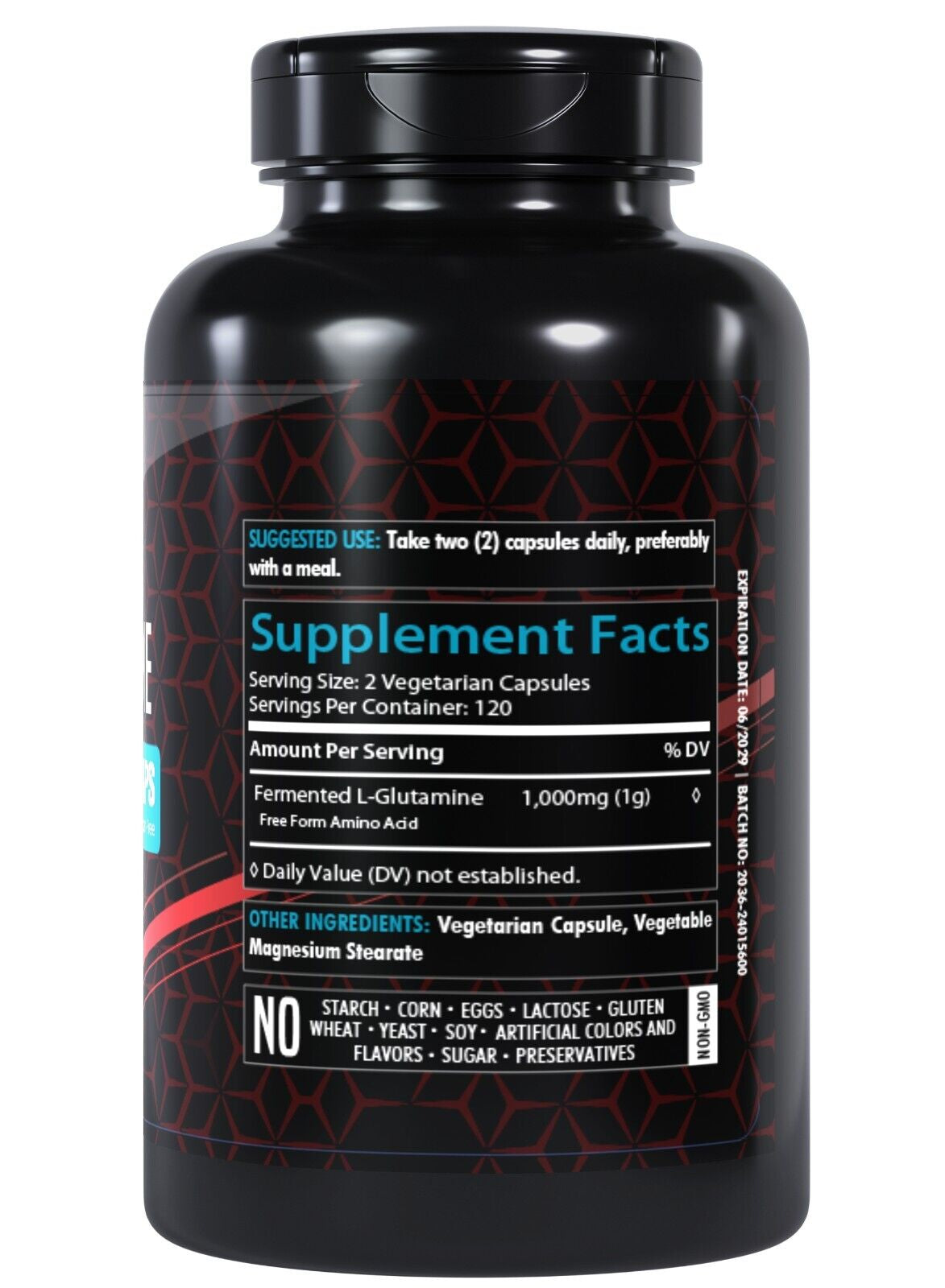 L-Glutamine 1000Mg | 240 Capsules | Amino Acid Fuel for Gut & Muscle