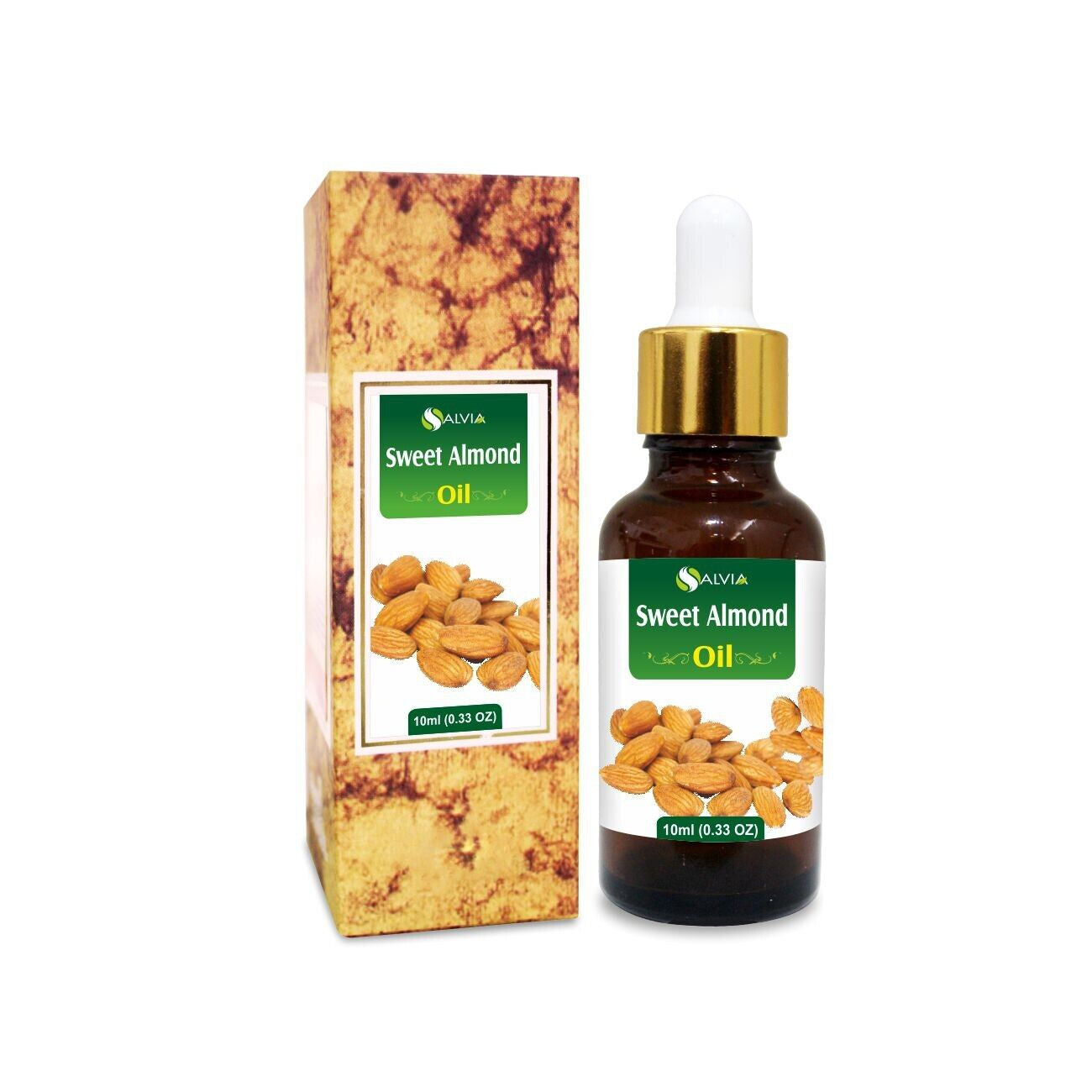 Sweet Almond (Prunus Amygdalus ) 100% Pure & Natural Carrier Oil - {10Ml- 25 L}.