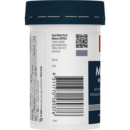 Swisse Mens Multivitamin 65+ 60 Tablets