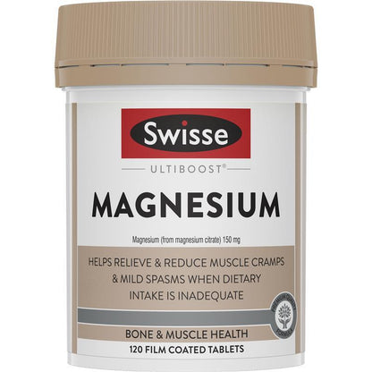 Swisse Ultiboost Magnesium 120 Tablets